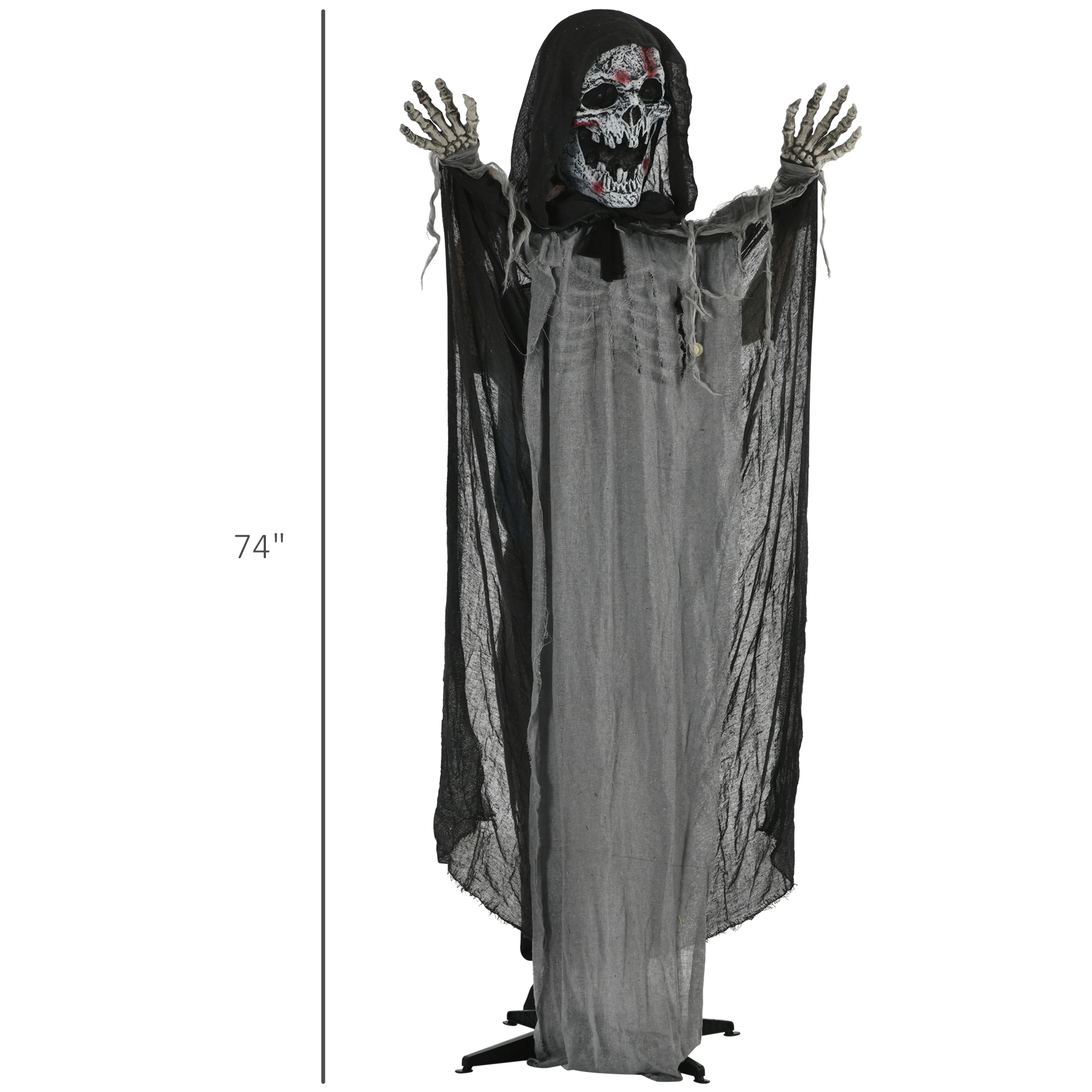Spellbound Witch Halloween prop, alternate view