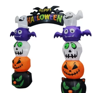 Haunted Castle light-up Halloween inflatable archway
