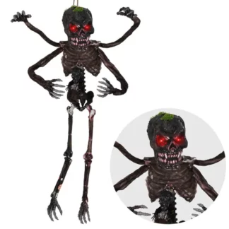 Bonekeeper six-foot poseable Halloween skeleton