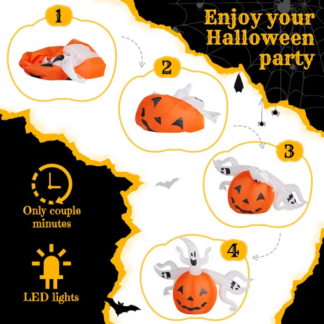 Towering Spirit light-up ghost Halloween inflatable