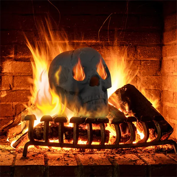 Ember Skull – Ceramic Fire Pit Skull - Image 5