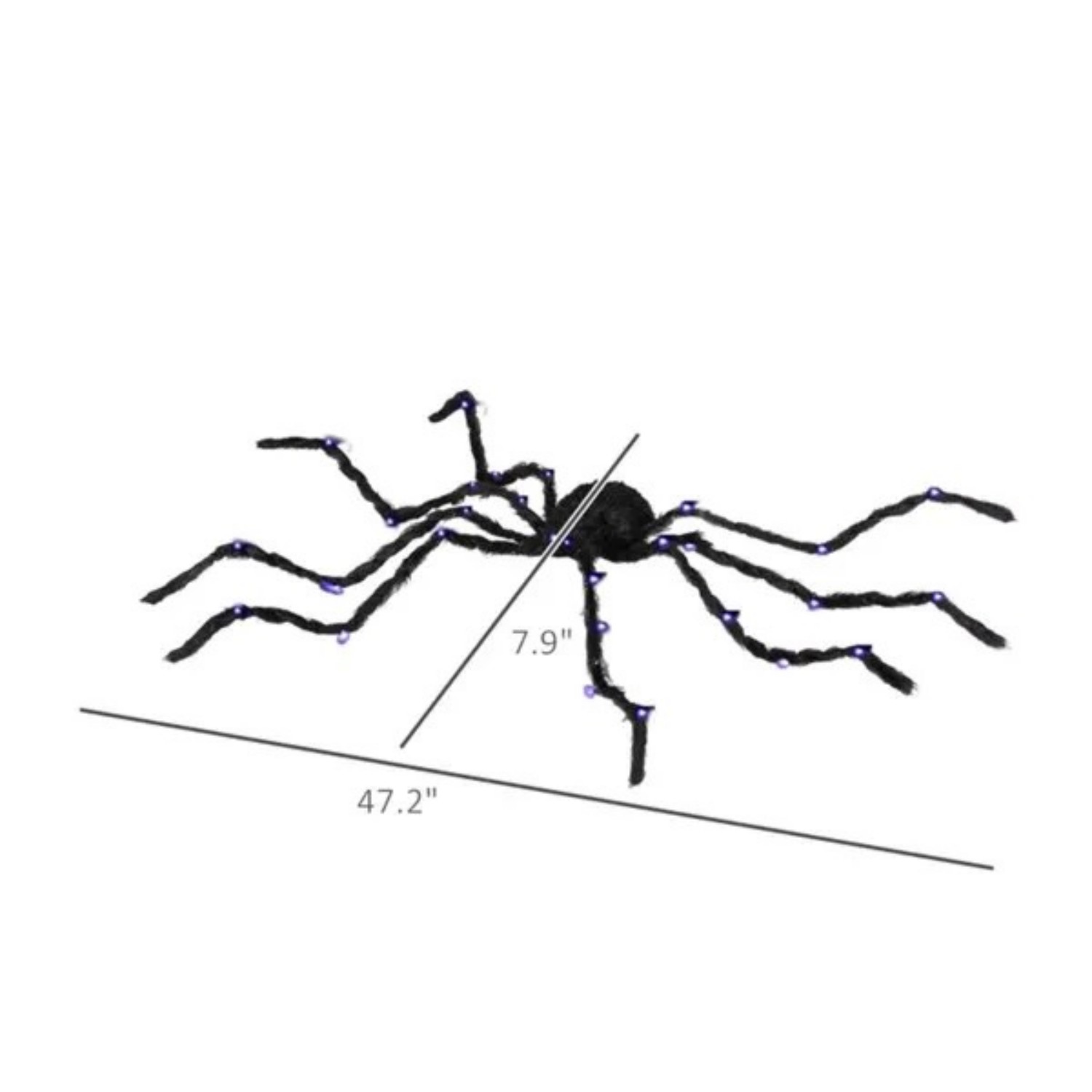 Arachno-Glow – Posable LED Halloween Spider - Image 2