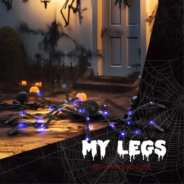 Arachno-Glow – Posable LED Halloween Spider - Image 5